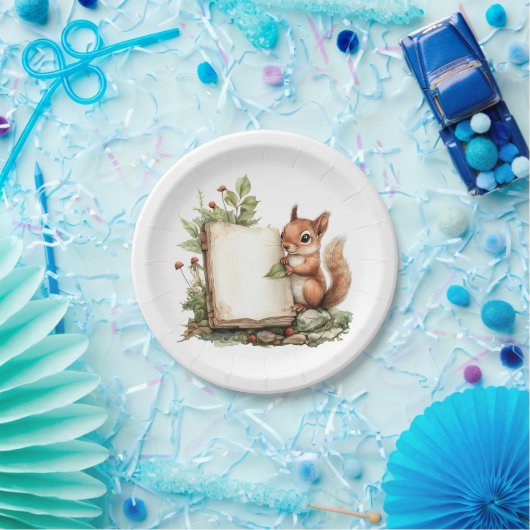 紙プレート素朴秋ベビーシャワープレート ペーパープレート (パーティー)