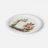 紙プレート素朴秋ベビーシャワープレート ペーパープレート (アングル)