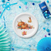 紙プレート素朴秋ベビーシャワープレート ペーパープレート (パーティー)