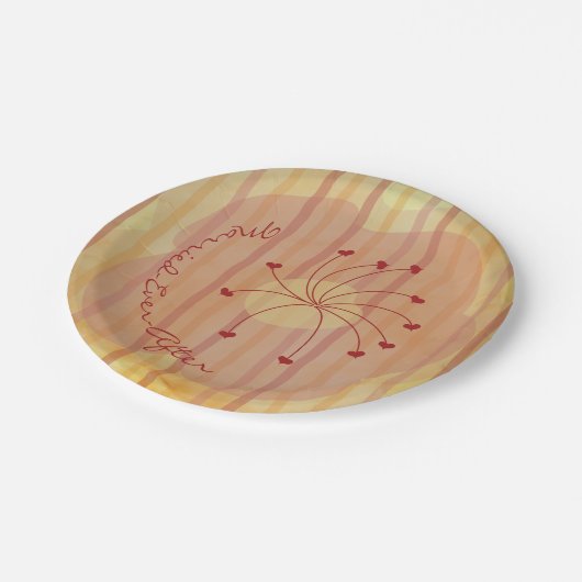 紙プレート結婚のアジア影響 ペーパープレート (アングル)