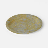 紙プレート結婚ズシルバーライニング ペーパープレート (アングル)