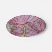 紙プレート結婚ズターコイズとラベンダー ペーパープレート (アングル)