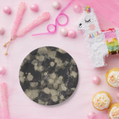 紙プレート結婚ズ金ゴールドとブラック ペーパープレート (パーティー)