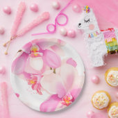 紙プレート結婚フローラ/シャワー ペーパープレート (パーティー)