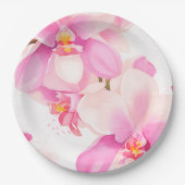 紙プレート結婚フローラ/シャワー ペーパープレート (正面)