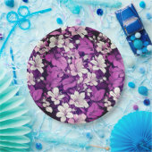 紙プレート結婚フローラ/シャワー ペーパープレート (パーティー)