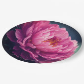 紙プレート結婚フローラ/シャワー ペーパープレート (アングル)