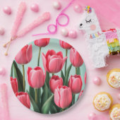 紙プレート結婚フローラ/シャワー ペーパープレート (パーティー)