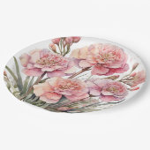 紙プレート結婚フローラ/シャワー ペーパープレート (アングル)