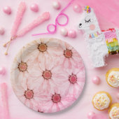 紙プレート結婚フローラ/シャワー ペーパープレート (パーティー)