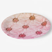 紙プレート結婚フローラ/シャワー ペーパープレート (アングル)