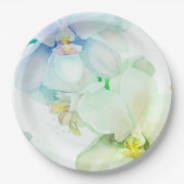 紙プレート結婚フローラ/シャワー ペーパープレート (正面)