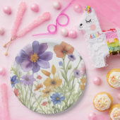 紙プレート結婚フローラ/シャワー ペーパープレート (パーティー)