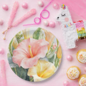 紙プレート結婚フローラ/シャワー ペーパープレート (パーティー)