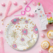 紙プレート結婚フローラ/シャワー ペーパープレート (パーティー)