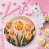 紙プレート結婚フローラ/シャワー ペーパープレート (パーティー)