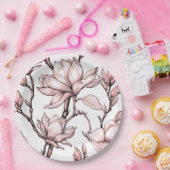 紙プレート結婚フローラ/シャワー ペーパープレート (パーティー)