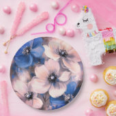 紙プレート結婚フローラ/シャワー ペーパープレート (パーティー)