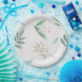 紙プレート結婚フローラ/シャワー ペーパープレート (パーティー)