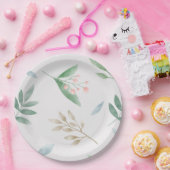 紙プレート結婚フローラ/シャワー ペーパープレート (パーティー)