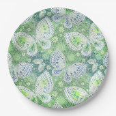 紙プレート結婚蝶/シャワー ペーパープレート (正面)