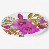 紙プレート結婚/シャワーフローラ ペーパープレート (アングル)