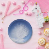 紙プレート美しい雲 ペーパープレート (パーティー)