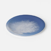 紙プレート美しい雲 ペーパープレート (アングル)