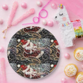 紙プレート耐久性サンタとソリ ペーパープレート (パーティー)