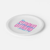 紙プレート聖書聖句Joshua 1:9 ペーパープレート (アングル)