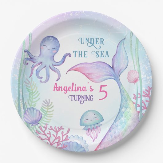 紙プレート航海のをテーマにした誕生日パーティー。 ペーパープレート (正面)