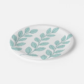 紙プレート葉自然 ペーパープレート (アングル)