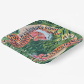 紙プレート虎 ペーパープレート (傾斜あり)