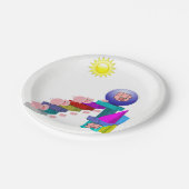 紙プレート豚 ペーパープレート (アングル)