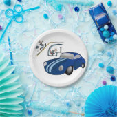 紙プレート車販売員 ペーパープレート (パーティー)