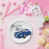 紙プレート車販売員 ペーパープレート (パーティー)