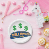 紙プレート金 ペーパープレート (パーティー)