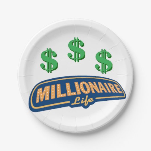 紙プレート金 ペーパープレート (正面)