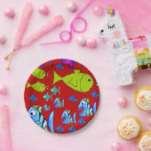 紙プレート魚 ペーパープレート (パーティー)