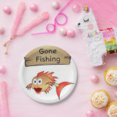 紙プレート魚 ペーパープレート (パーティー)