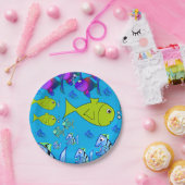 紙プレート魚 ペーパープレート (パーティー)