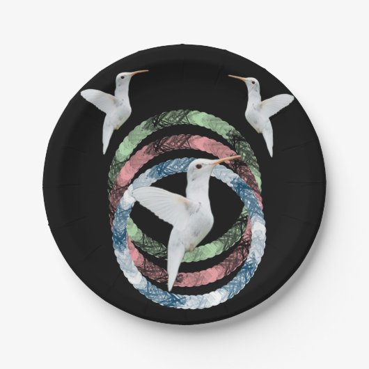 紙プレート鳥 ペーパープレート (正面)