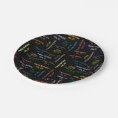 紙プレート10月27日誕生日 ペーパープレート (アングル)