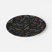 紙プレート10月4誕生日 ペーパープレート (アングル)