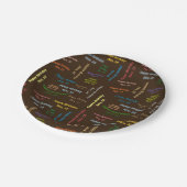 紙プレート11月10誕生日 ペーパープレート (アングル)