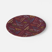 紙プレート11月11誕生日 ペーパープレート (アングル)