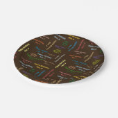 紙プレート11月4誕生日 ペーパープレート (アングル)