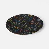 紙プレート12月11誕生日 ペーパープレート (アングル)