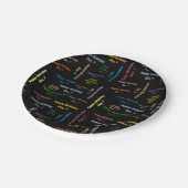 紙プレート12月7誕生日 ペーパープレート (アングル)