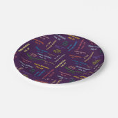 紙プレート2月19誕生日 ペーパープレート (アングル)